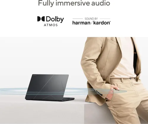 Vista 8 de ASUS Zenbook Duo portátil, pantalla táctil OLED 3K 120Hz dual de 14 pulgadas, Evo, Intel Core Ultra 9 285H, gráficos Intel Arc, 32 GB de RAM, SSD