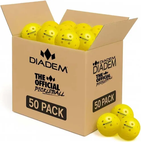 Vista 11 de Diadem - Pelotas de pickleball para exteriores Pelota de torneo aprobada por USAPA - Molde sin costuras de 40 agujeros - Rebote duradero, rápido