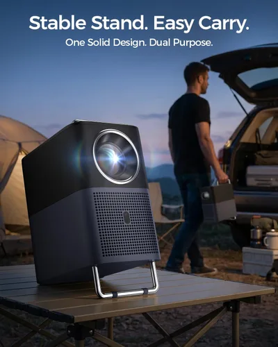 Vista 9 de TCL Proyector inteligente A1s compatible con 4K, compatible con Google TV y Netflix, WIFI y Bluetooth, enfoque automático Keystone, Native 1080p