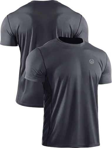 Vista 5 de NELEUS Men's Dry Fit Athletic Running Shirt