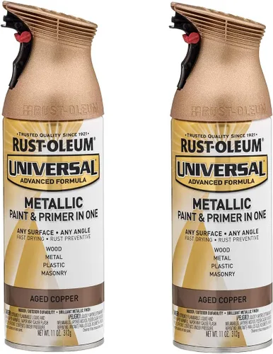 Vista 29 de Rust-Oleum Pintura en aerosol metálica universal para todas las superficies, cobre envejecido Cobre (Aged Copper)