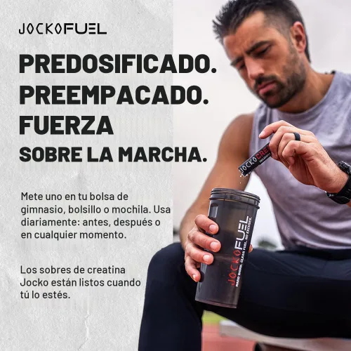 Vista 9 de Jocko Fuel Paquetes de creatina en barra – Paquetes de viaje de monohidrato de creatina en polvo para hombres y mujeres, suplemento para rendimiento
