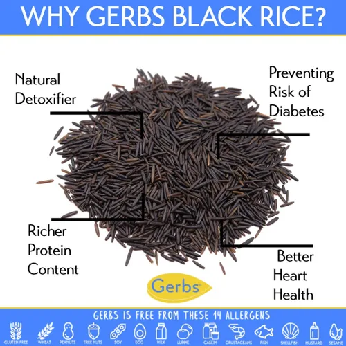 Vista 3 de Mezclas de arroz por Gerbs–Top 10 sin alergénos–Natural– orgánico y sin OMG