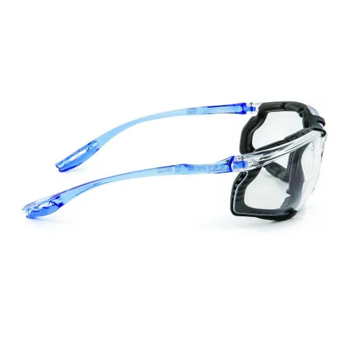 Vista 3 de 3M 10078371662704 Virtua CCS - Gafas protectoras con junta de espuma y lente de lector, color azul con lente transparente