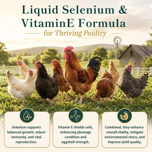 Vista 2 de Fórmula de vitalidad de aves de corral E+S - Vitamina E y selenio