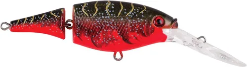 Vista 8 de Berkley Flicker Shad Jointed Fishing Hard Bait Negro plateado