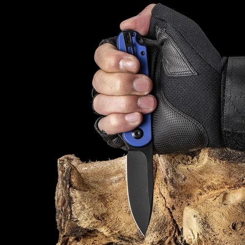 Vista 6 de CIVIVI Elementum Green G10 Mango incluido con nueva versión de mango azul G10, gran compañero de cuchillo plegable EDC