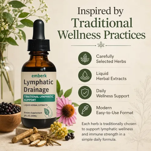 Vista 2 de Gotas de Drenaje Linfático, Mezcla Herbal de 2000mg con Saúco, Equinácea y Diente de León, – Apoya el Drenaje Linfático, Sistema Inmunológico