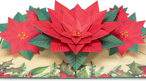 Vista 11 de Paper Love Tarjeta de Navidad desplegable 3D, automóvil, regalo para Navidad o vacaciones, cubierta de 5 x 7 pulgadas, incluye sobre y etiqueta