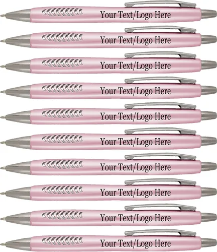 Vista 8 de SyPen Bolígrafos personalizados con tu logotipo o texto personalizado, paquete de 300 unidades a granel para negocios, fiestas y eventos, hermosos