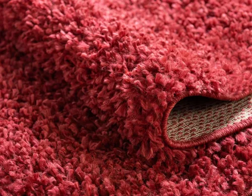 Vista 475 de Unique Loom Colección Davos Shag - Alfombra Lino