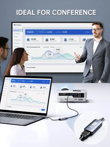Vista 4 de Adaptador USB C a HDMI 8K 60Hz, convertidor compatible con Thunderbolt 3/4 Convertidor tipo C a HDMI 4K a 120Hz compatible con MacBook Pro