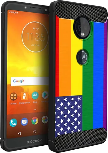 Vista 19 de CasesOnDeck - Funda compatible con Motorola Moto Z4 / Moto Z4 Play, funda de diseño de Moto Z4 Play, delgada, flexible, elegante, protección contra
