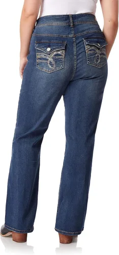 Vista 5 de Women's Curvy Bootcut Mid-Rise Jeans (Standard and Plus)