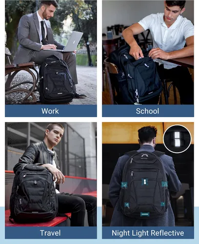 Vista 9 de LIGHT FLIGHT Mochilas para hombres y mujeres, trajes de pareja a juego