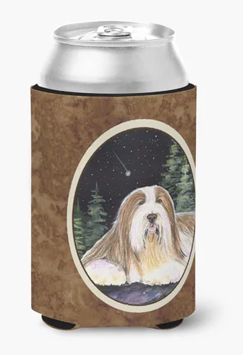 Vista 251 de Caroline's Treasures SS8447CC Starry Night English Bulldog - Enfriador para latas o botellas, lavable, funda plegable con aislamiento para bebidas
