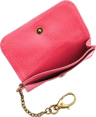 Vista 3 de Fossil Valerie - Cartera de cuero con clip para llavero para mujer