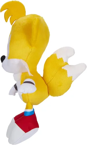 Vista 5 de Sonic The Hedgehog - Figura de peluche (7 pulgadas) de Tails Colas
