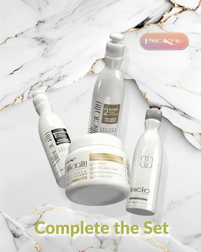 Vista 8 de Prokpil Milkeratin Step 1 Champú sin sal Cuidado posalisado sin parabenos sin encrespamiento Champu Pos Laciado Libre de parabenos Sin Sal