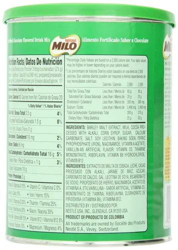 Vista 2 de Nestle Milo Activ-Go - Mezcla de bebida en polvo de malta de chocolate