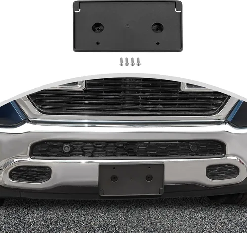 Vista 8 de CheroCar Soporte para placa de matrícula de neumáticos para Dodge Ram 2013-2018