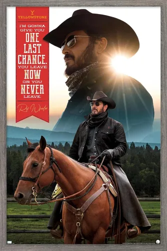 Vista 8 de Trends International Yellowstone - Póster de pared Rip, 14.725 x 22.375 pulgadas, versión premium sin marco