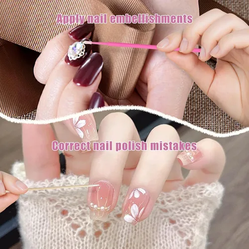 Vista 7 de Brochas micro aplicadoras y hisopos de algodón de microblading – Suministros de belleza de precisión para extensiones de pestañas, maquillaje