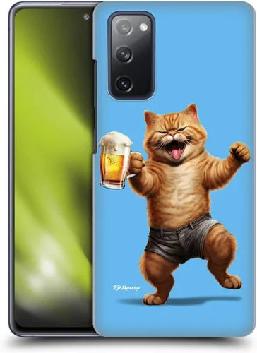 Vista 19 de Head Case Designs P.D. Moreno Cat WC Furry Fun Artwork - Carcasa rígida con licencia oficial compatible con Samsung Galaxy S20 FE / 5G WC para gatos