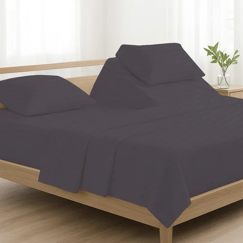 Vista 15 de 4 piezas de lujo Split Top Queen 100% algodón egipcio de 800 hilos (ajustable, parte superior flexible tamaño queen) sábanas divididas de 28