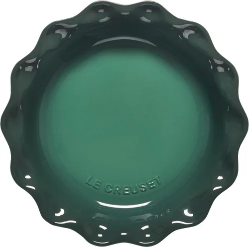 Vista 3 de Le Creuset - Molde para tartas Heritage de cerámica, 22.86 cm, alcachofa