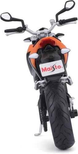 Vista 3 de Maisto KTM 690 Duke Orange and Black 1/12 Diecast Motorcycle