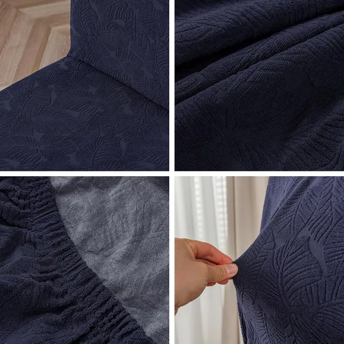 Vista 24 de Fundas impermeables para sillas de comedor, fundas elásticas para sillas Parsons, para comedor, cocina, funda protectora para silla de comedor