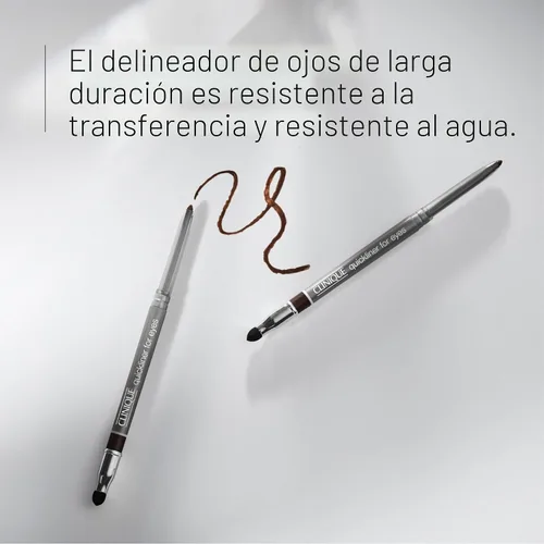 Vista 3 de Clinique Quickliner For Eyes Eyeliner Pencil Water Resistant, Smudge Resistant + Safe For Sensitive Eyes 11 Shades AA True Khaki
