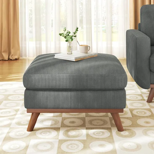 Vista 62 de Vesgantti Sofá modular en forma de U de 119 pulgadas, sofá modular de pana con asiento profundo y soporte de resortes, sofá convertible con 2 Beige