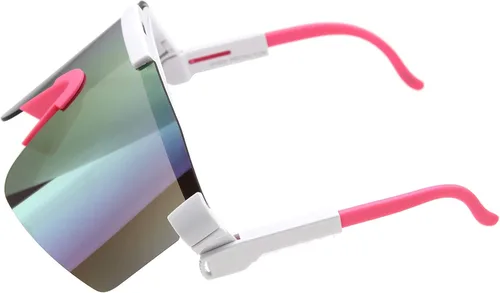 Vista 2 de zeroUV D266 - Gafas de sol con panel lateral futurista Cyberpunk