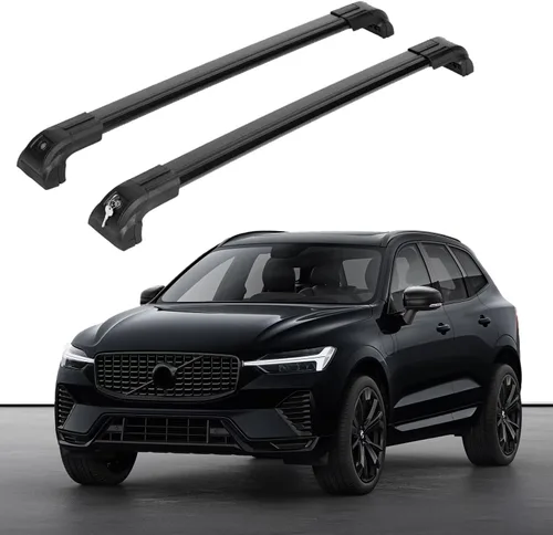 Vista 18 de ERKUL Barras transversales para techo de alta resistencia de 220 libras para Volvo XC40 2019-2026 Monturas metálicas sólidas Barras