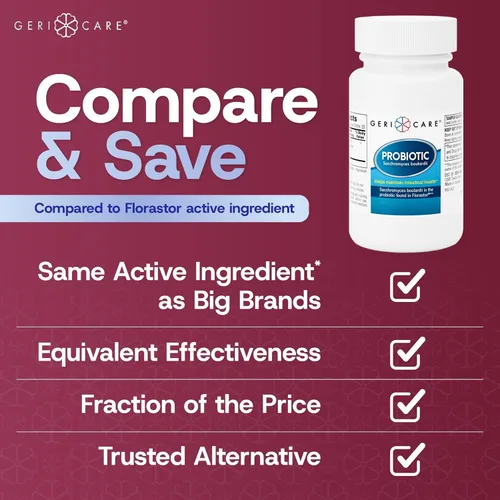 Vista 6 de GeriCare Suplemento probiótico y de salud digestiva definitiva, reparación intestinal completa, probióticos de semillas y fórmula probiótica