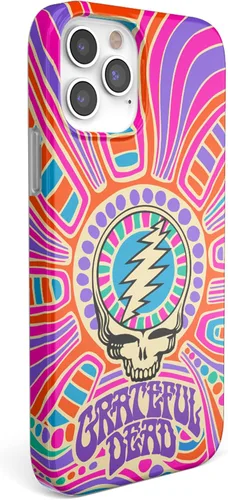 Vista 6 de Funda Casely para iPhone 11 Pro Max Arte del Caos Calavera de Grateful Dead Diseño Clásico Ultra Delgado
