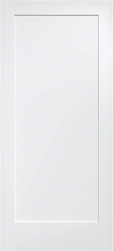 Vista 2 de Homestead - Puerta de losa imprimada de madera con un panel, 24 pulgadas de ancho