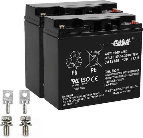 Vista 7 de Casil Batería recargable de ciclo profundo sellada AGM de 12V 0.8Ah para CP1208 DJW12-0.8 LP12-0.8 NP0.8-12 PS-1208 SLA1000 UB1208 TP12-0.8