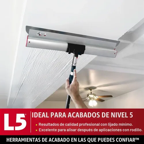 Vista 7 de LEVEL5 Hoja de Raspado de 7 Pulgadas Inserto de Hoja de Acero Inoxidable Alemán de Precisión de 0.3mm (Reemplazable), Perfil de Hoja de Aluminio