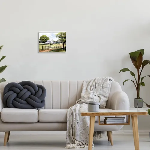 Vista 2 de Stupell Industries Pintura de casa rural enmarcada arte giclée por Ray Powers Stupell Industries · By Ray Powers · Ready to hang · Perfect for