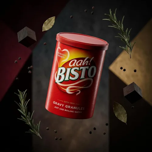 Vista 6 de Gránulos de salsa de ternera Bisto gránulos de salsa de carne original importados de gránulos de salsa de Reino Unido Inglaterra con un sabor