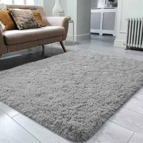 Vista 47 de Ompaa Alfombra Esponjosa, Alfombras de Área Súper Suaves y Peludas para Dormitorio y Sala de Estar - 6' x 9' Alfombra Grande de Felpa Peluda Shag