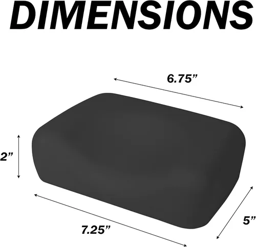 Vista 2 de Almohada de cama bronceadora de contorno negro de lujo con celda cerrada