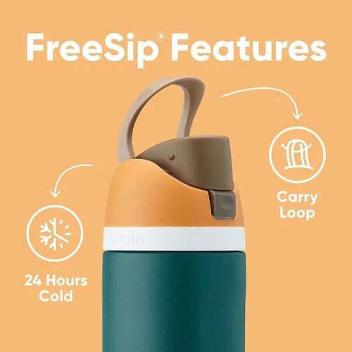 Vista 6 de Acero inoxidable 32oz FreeSip by Owala