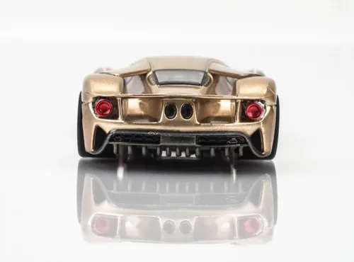 Vista 4 de AFX /Racemasters Ford GT Heritage #5 Gold AFX22061 HO Slot Racing Cars