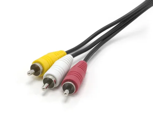 Vista 3 de THE CIMPLE CO Cable RCA de 6 pies para reproductor de DVD, VCR, VHS, cable triple compuesto de audio/video macho, cable rojo, amarillo y blanco, 6