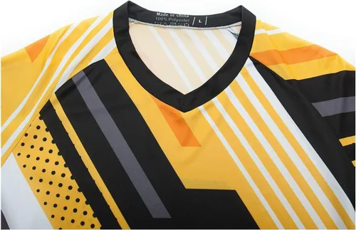 Vista 4 de JPOJPO Downhill Cycling Jersey Men's Racing Jersey Long Sleeve MTB Bicycle Clothing Bike Shirt Motorcycle S-4XL
