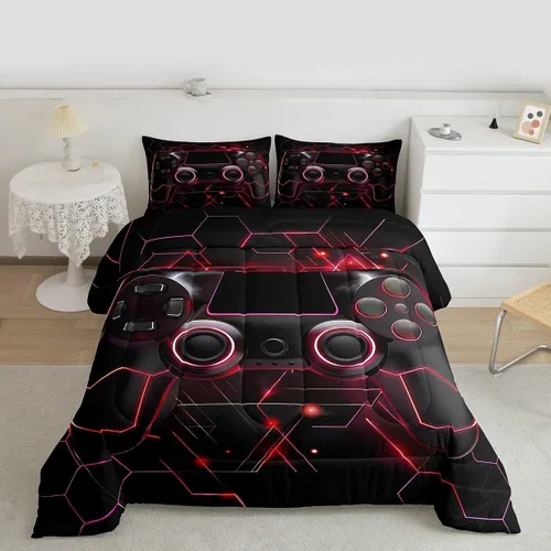 Vista 88 de Erosebridal Juego de edredón de hojas de cannabis, juego de ropa de cama de marihuana con estampado colorido de plantas, decoración bohemia de 2